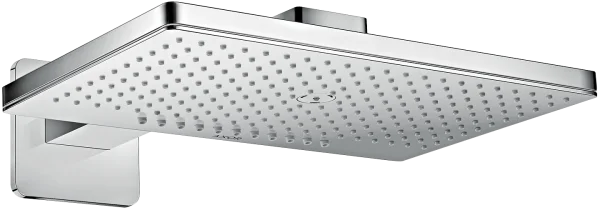 Axor Showersolutions Overhead Shower 460/300 2jet With Shower Arm And Softsquare Escutcheon Chrome