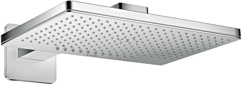 Axor Showersolutions Overhead Shower 460/300 2jet With Shower Arm And Softsquare Escutcheon Chrome product image - Image 1
