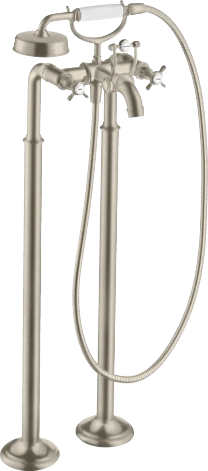 Axor Montreux Bath Mixers Concealed 1180 X 372 X 215mm Nickel - Brushed product image - Image 1