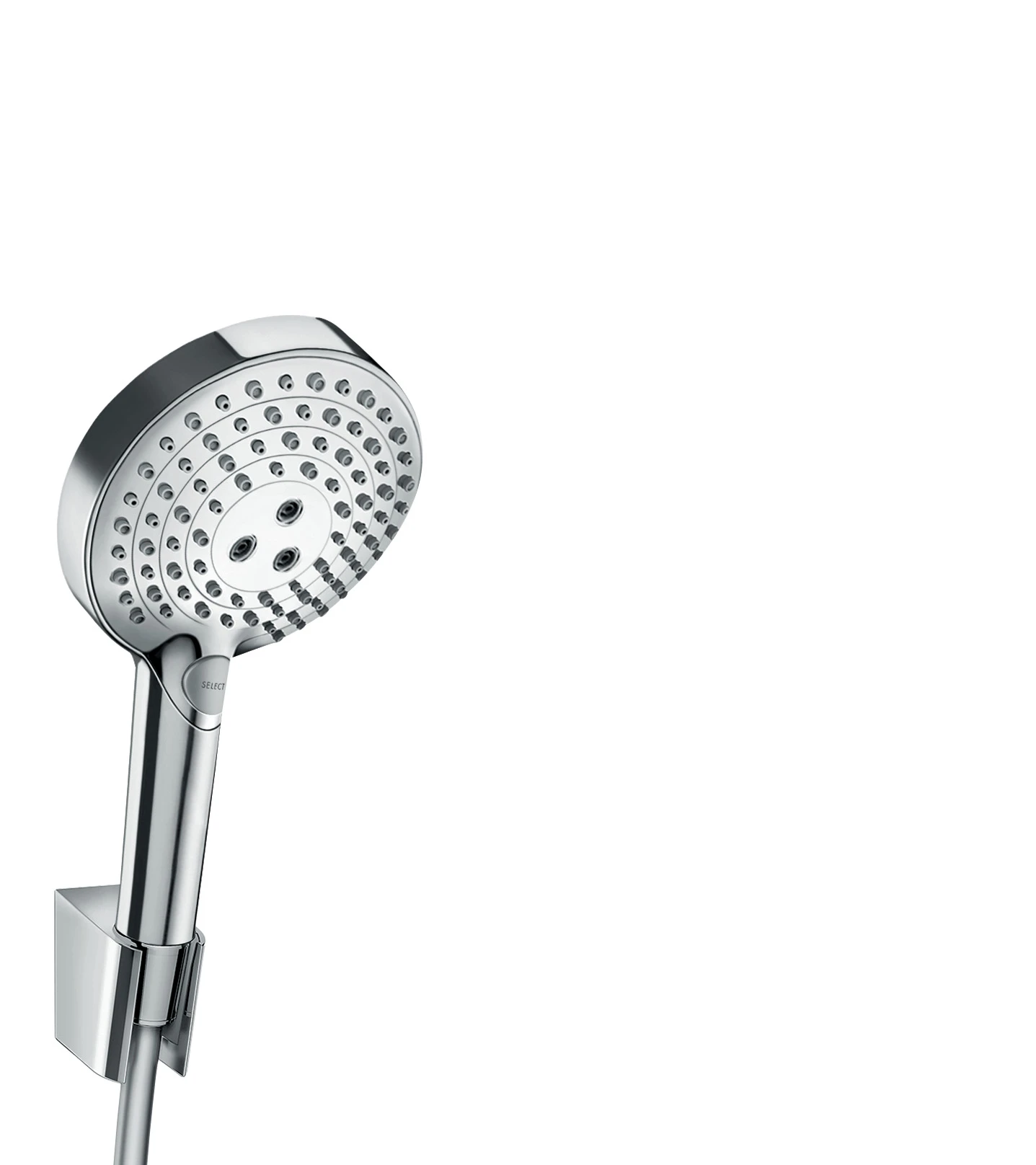 Hansgrohe Raindance Select S Shower Holder Set 120 3jet Powderrain With Shower Hose 125 Cm Chrome