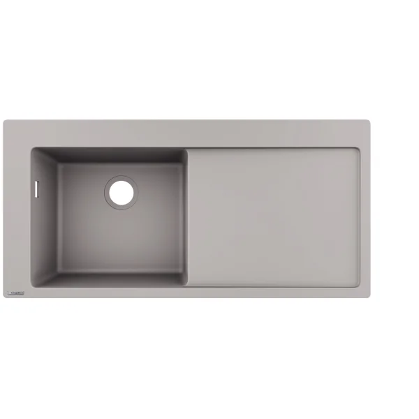 Hansgrohe S51 S5110-f450 Built-in Sink 450 With Drainer Grey