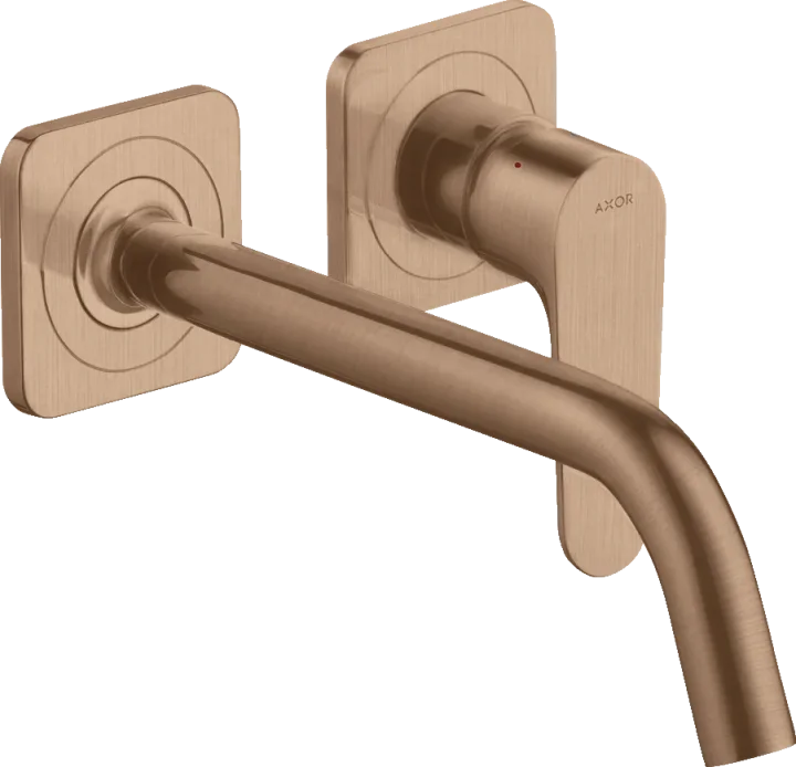 Axor Citterio M Single Lever Basin Mixer For Concealed Installation Wall-mounted With Spout 227 Mm And Escutcheons product image - Image 1