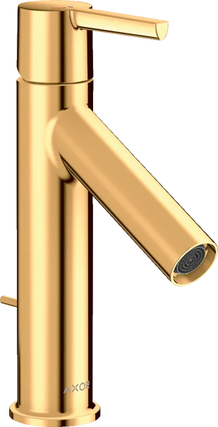 Axor Starck Single Lever Basin Mixer 100 Coolstart With Lever Handle And Pop-up Waste Gold Polished