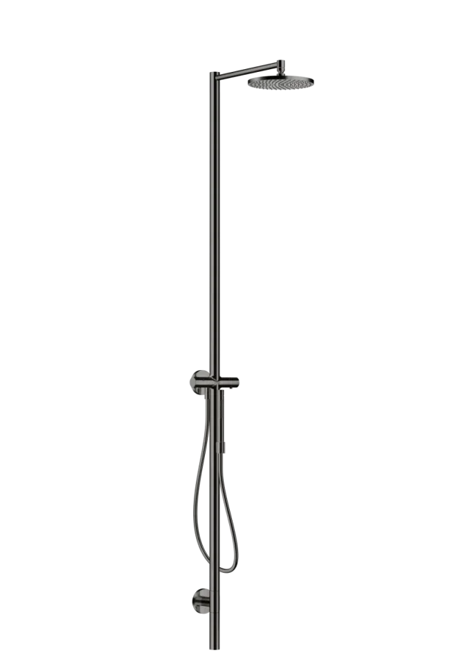 Axor Starck Shower Columns 1190 X 390 X 265mm Gunmetal/chrome - Polished product image - Image 1