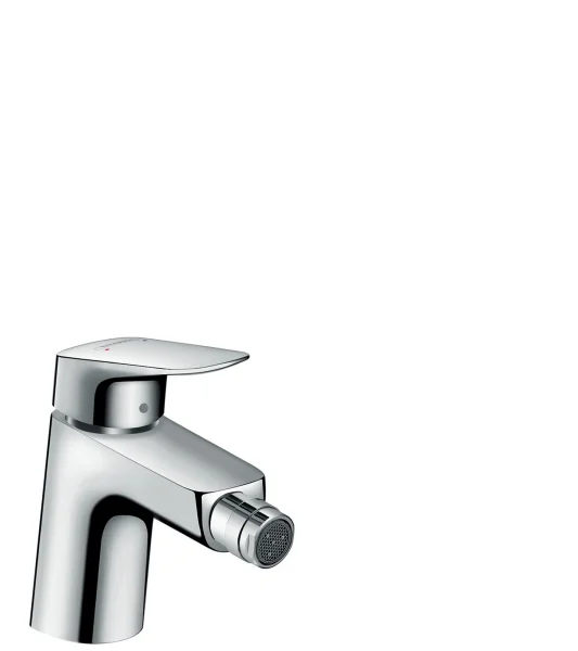 Hansgrohe Logis Single Lever Bidet Mixer 70 With Metal Pop-up Waste Chrome