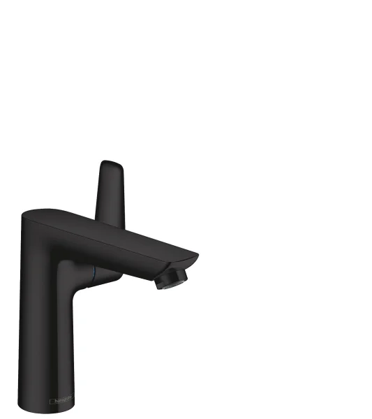 Hansgrohe Talis E Single Lever Basin Mixer 150 With Pop-up Waste Matt Black