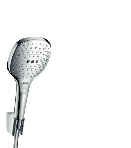 Hansgrohe Raindance Select E Shower Holder Set 120 3jet With Shower Hose 125 Cm Chrome