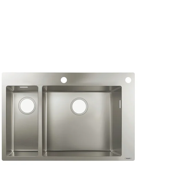 Hansgrohe S71 S712-f655 Built-in Sink 180/450 Stainless Steel