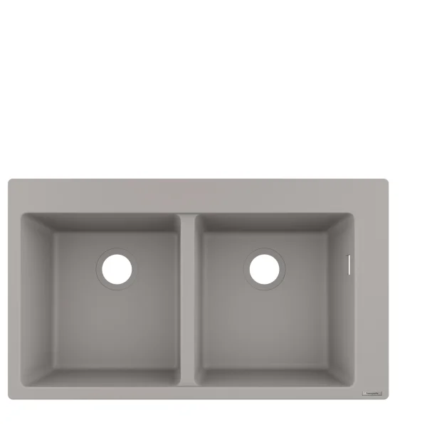 Hansgrohe S51 S510-f770 Built-in Sink 370/370 Grey