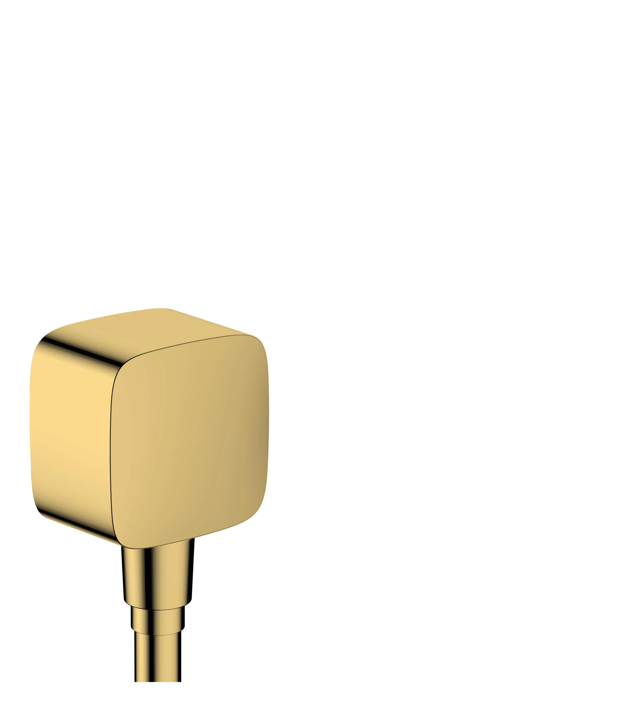 Hansgrohe Fixfit Wall Outlet With Non-return Valve Gold Polished