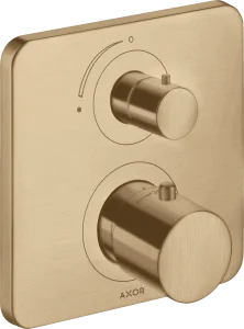 Axor Citterio M Thermostatic Mixer For Concealed Installation With Shut-off Valve Brushed Bronze