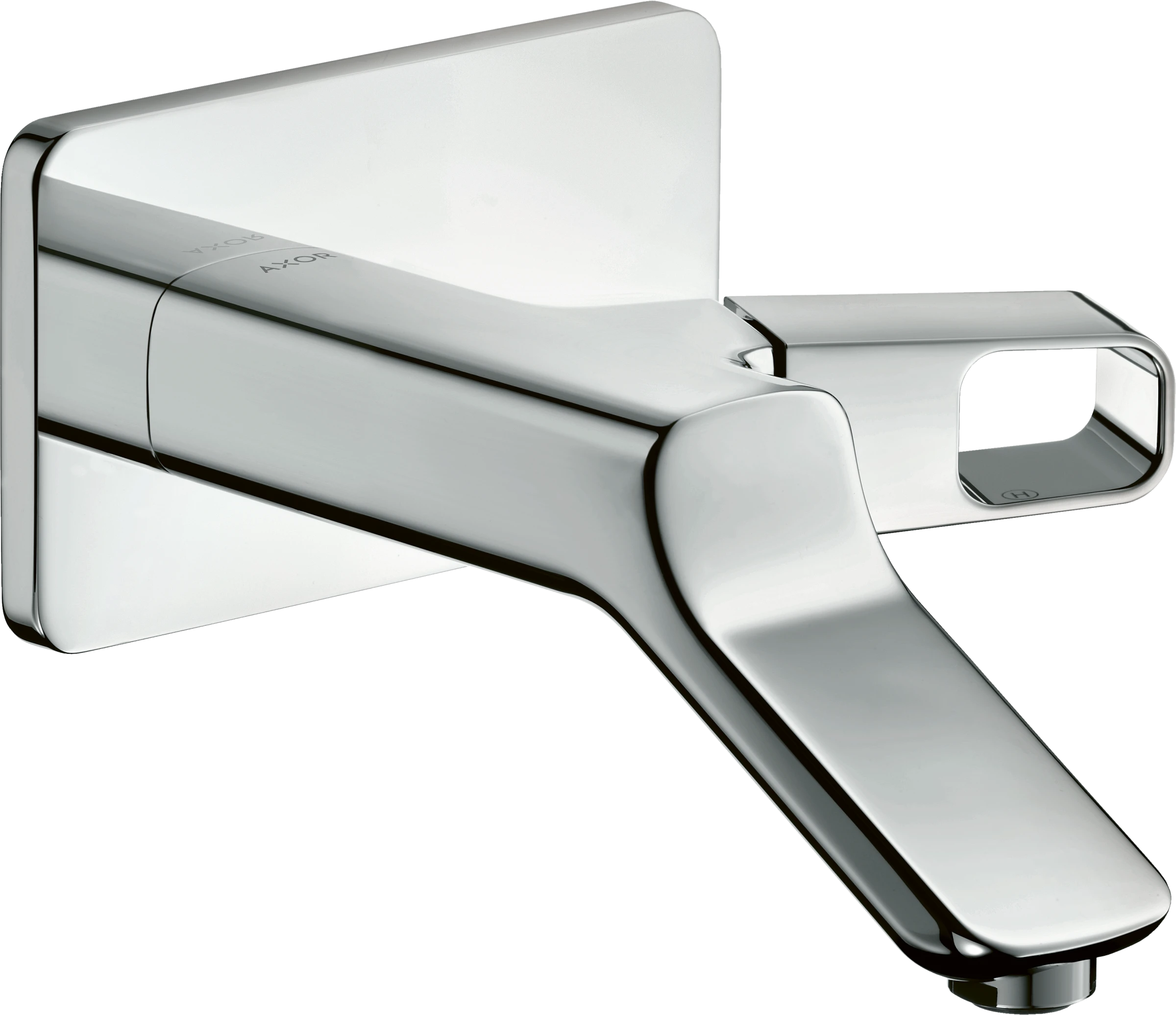 Axor Urquiola Single Lever Basin Mixer For Concealed Installation With Spout 200 Mm Wall-mounted Gold Polished