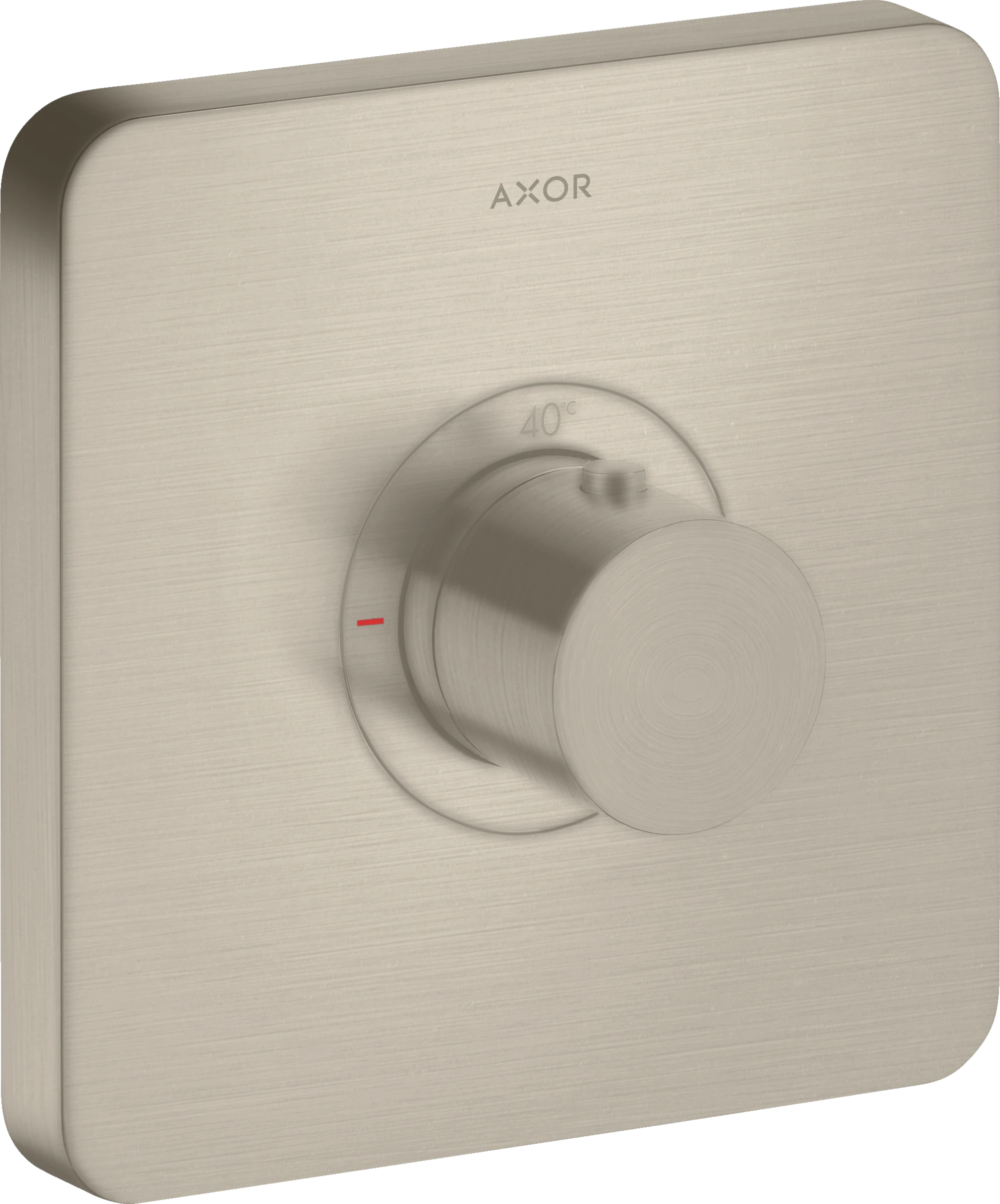 Axor Showerselect Thermostatic Mixer Highflow Softsquare For Concealed Installation Brushed Nickel