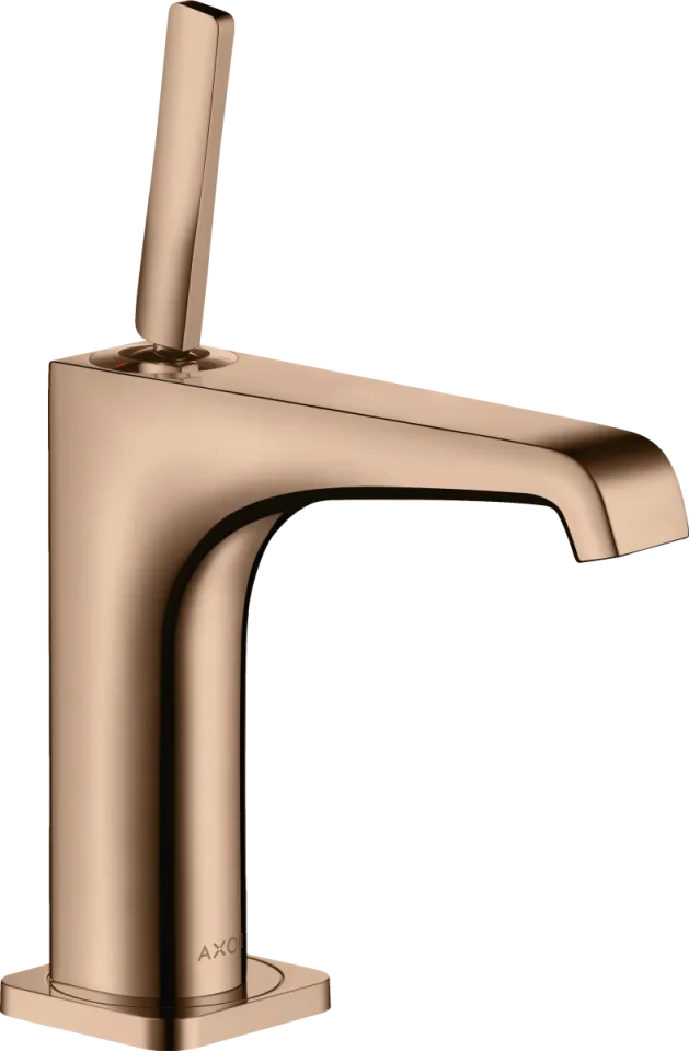 Axor Citterio E Single Lever Basin Mixer 130 With Pin Handle And Waste product image - Image 1