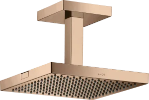 Axor Showersolutions Overhead Shower 240/240 1jet With Ceiling Connection Polished Red Gold