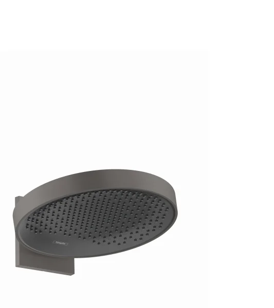 Hansgrohe Rainfinity Overhead Shower 360 1jet With Wall Connector Brushed Black Chrome