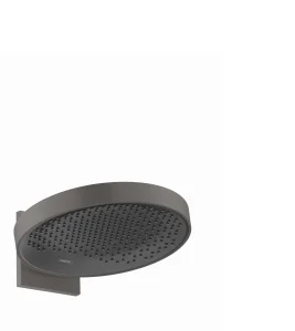 Hansgrohe Rainfinity Overhead Shower 360 1jet With Wall Connector Brushed Black Chrome