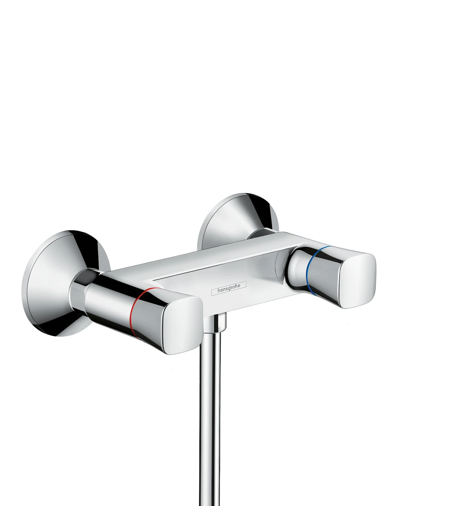 Hansgrohe Logis 2-handle Manual Shower Mixer For Exposed Installation Chrome
