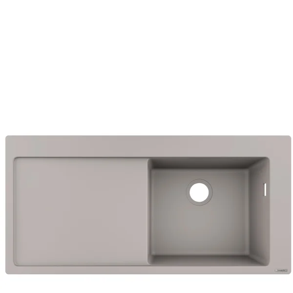 Hansgrohe S51 S514-f450 Built-in Sink 450 With Drainer Grey