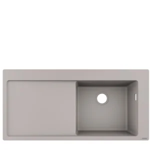 Hansgrohe S51 S514-f450 Built-in Sink 450 With Drainer Grey