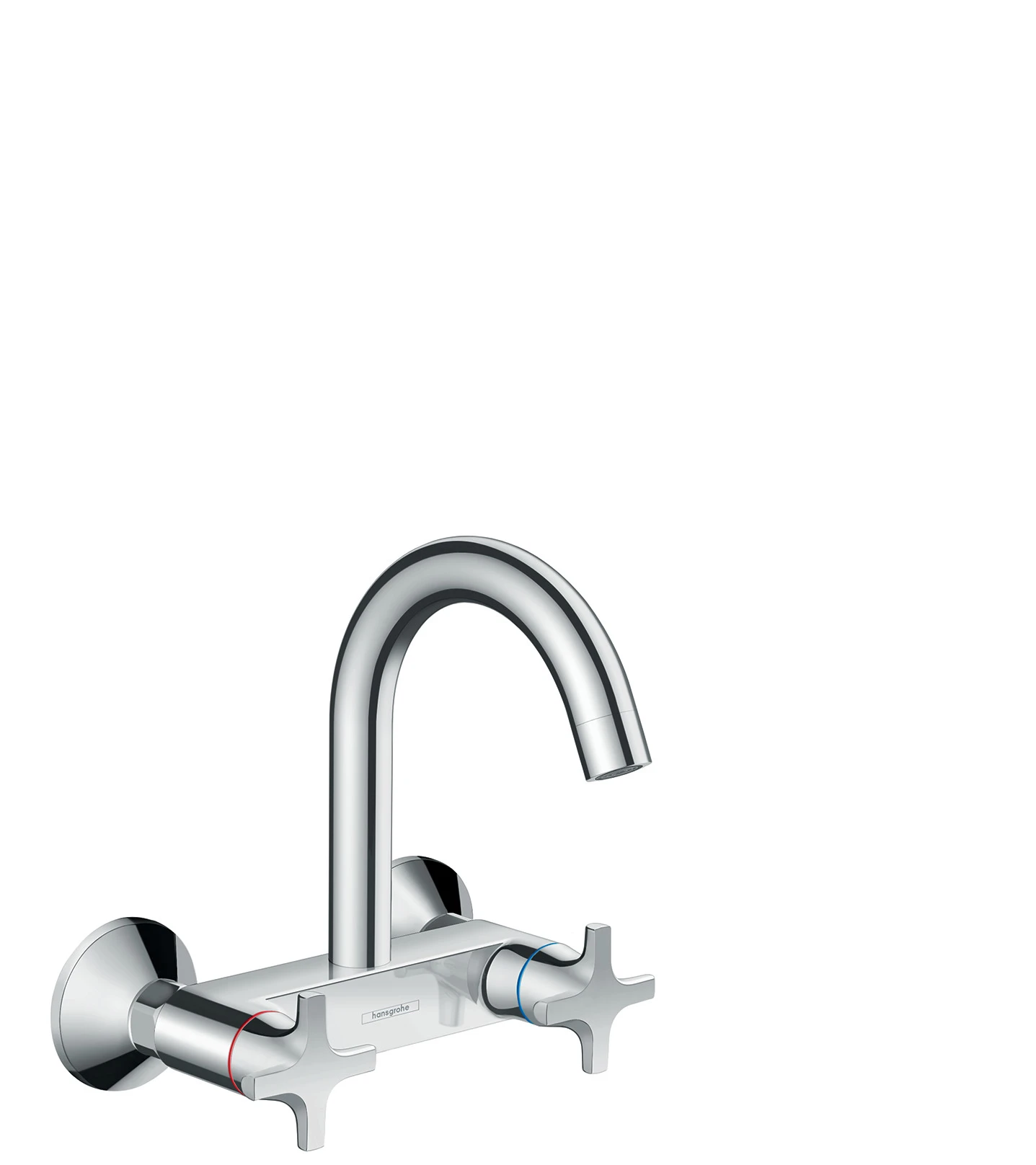 Hansgrohe Logis M32 2-handle Kitchen Mixer Wall-mounted, Single Spray Mode Chrome