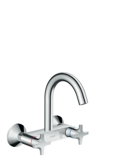 Hansgrohe Logis M32 2-handle Kitchen Mixer Wall-mounted, Single Spray Mode Chrome