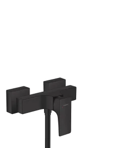 Hansgrohe Metropol Single Lever Manual Shower Mixer For Exposed Installation With Lever Handle Matt Black