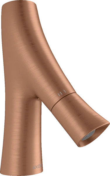 Axor Starck Organic Pillar Tap Without Waste Brushed Red Gold