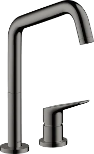 Axor Citterio M 2-hole Single Lever Kitchen Mixer 240 With Swivel Spout Polished Black Chrome