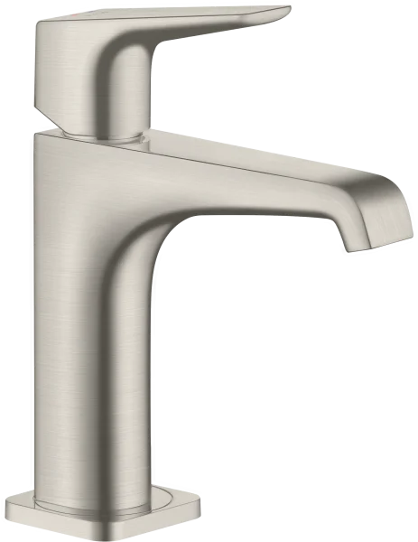 Axor Citterio E Single Lever Basin Mixer 130 With Lever Handle Without Waste Stainless Steel