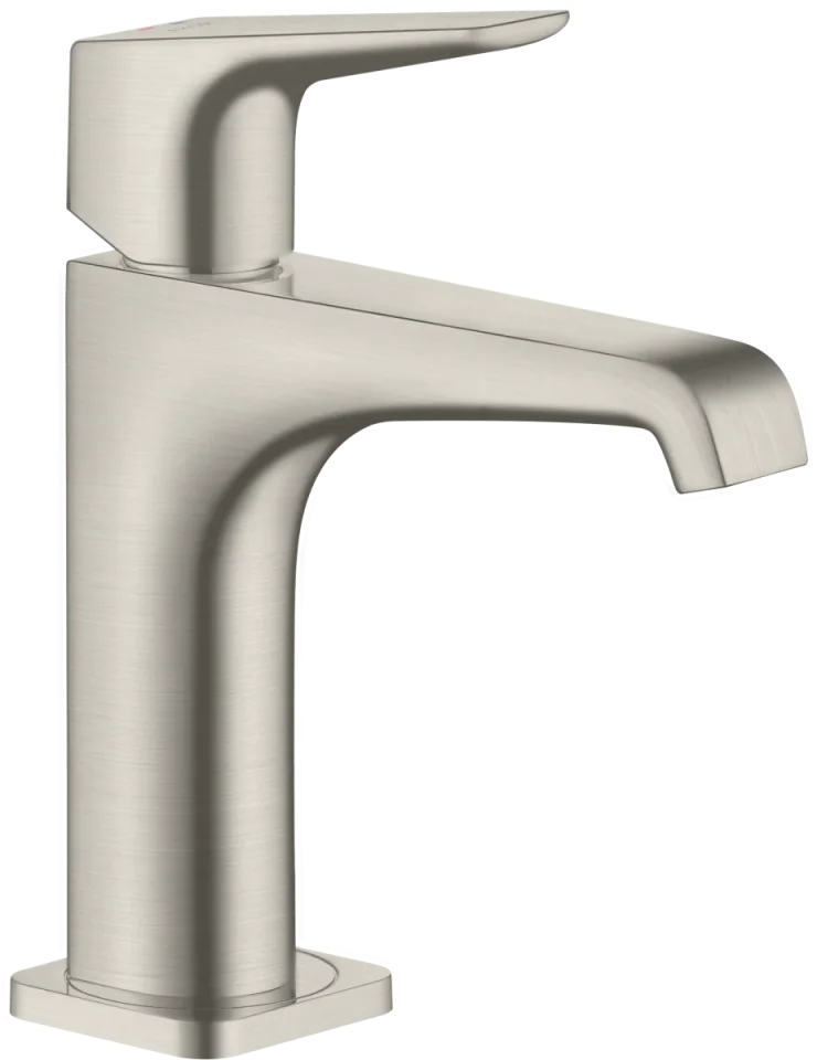 Axor Citterio E Single Lever Basin Mixer 130 With Lever Handle Without Waste Stainless Steel Optic product image - Image 1