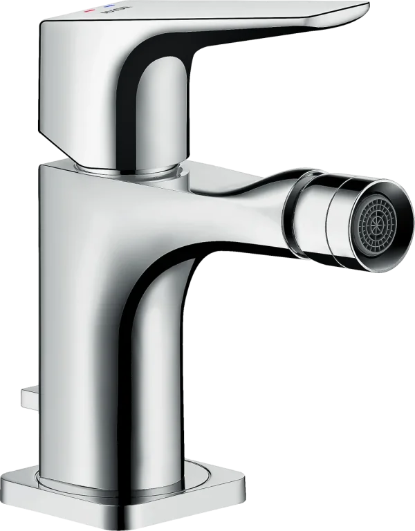 Axor Citterio E Single Lever Bidet Mixer With Lever Handle And Pop-up Waste Chrome product image - Image 1