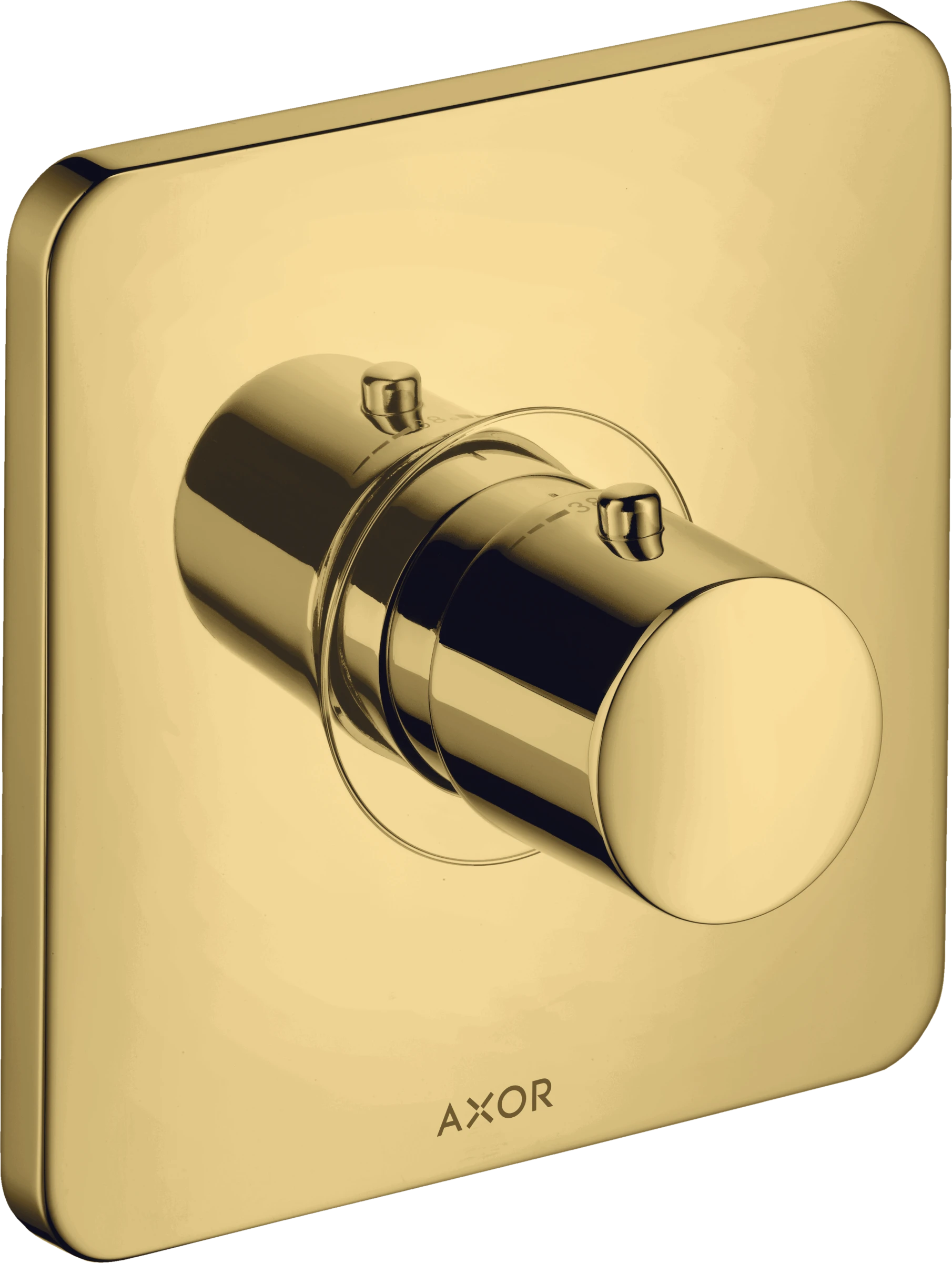 Axor Citterio M Thermostatic Mixer For Concealed Installation Gold Polished