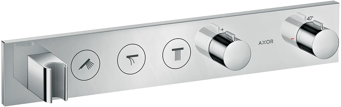 Axor Showersolutions Thermostatic Module Select 530/90 For Concealed Installation For 3 Outlets Chrome