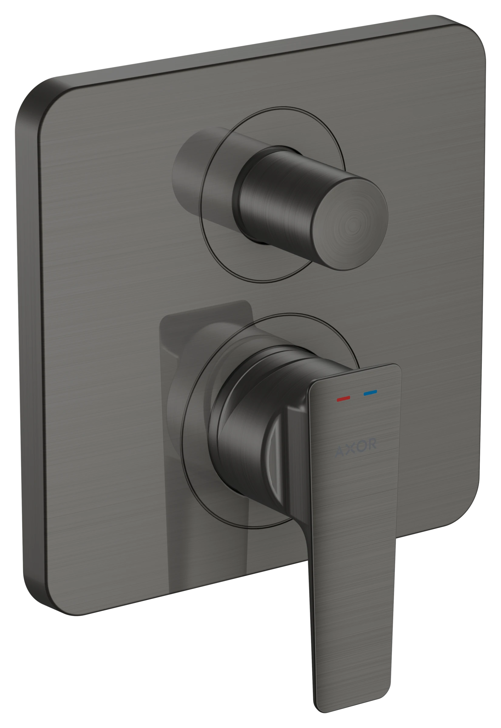 Axor Citterio E Single Lever Manual Bath Mixer For Concealed Installation With Integrated Backflow Prevention Brushed Black Chrome