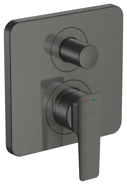 Axor Citterio E Single Lever Manual Bath Mixer For Concealed Installation With Integrated Backflow Prevention Brushed Black Chrome