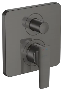 Axor Citterio E Single Lever Manual Bath Mixer For Concealed Installation With Integrated Backflow Prevention Brushed Black Chrome