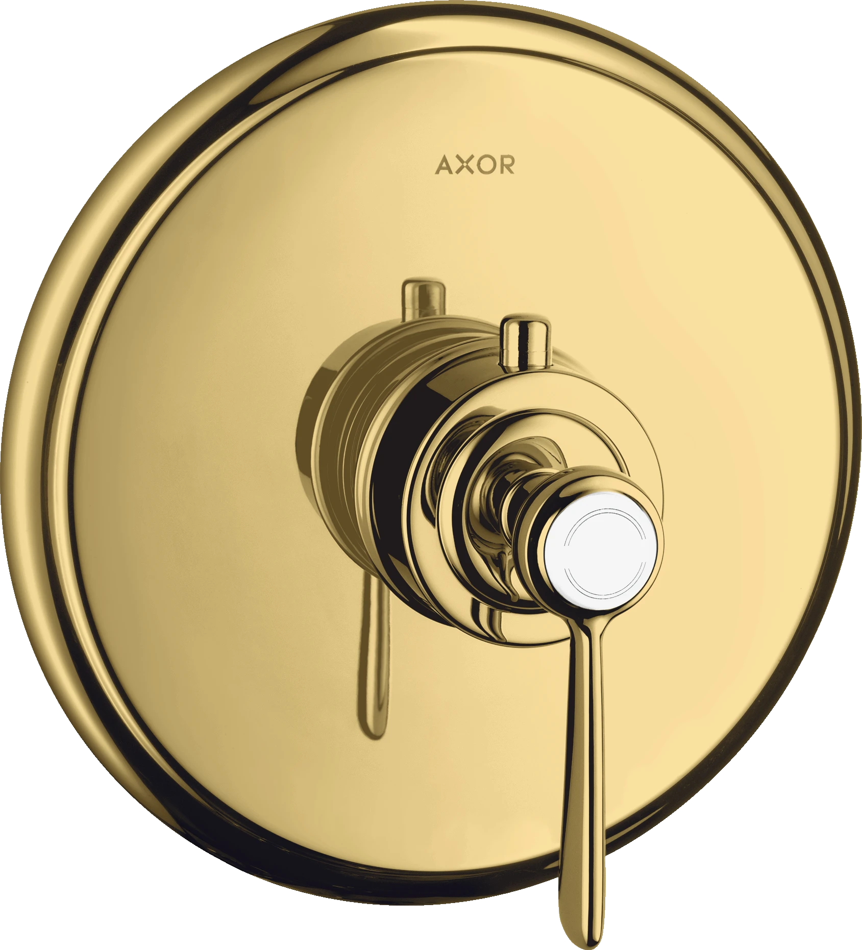 Axor Montreux Thermostatic Mixer For Concealed Installation With Lever Handle Gold Polished