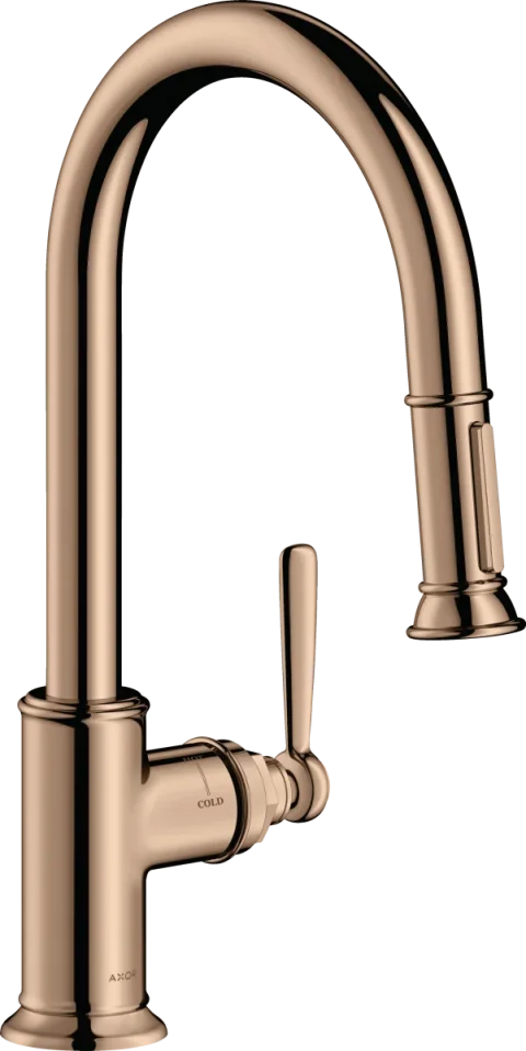 Axor Montreux Single Lever Kitchen Mixer 180 With Pull-out Spray product image - Image 1