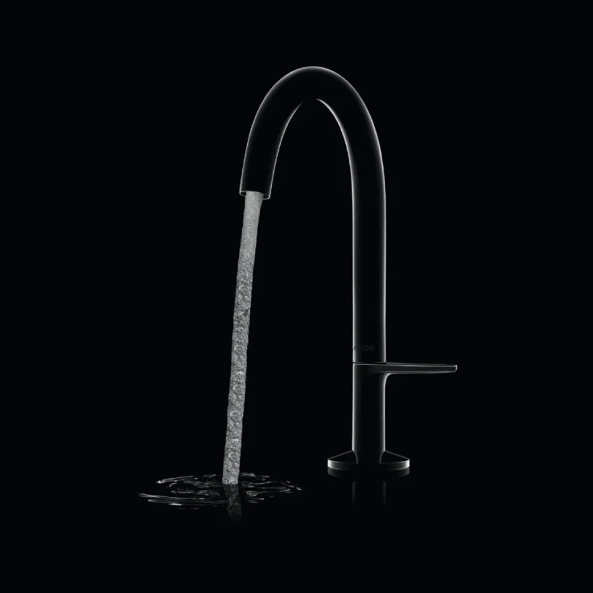 Axor One Manual Mixers 555 X 313 X 85mm Bronze - Brushed detail view - Image 3