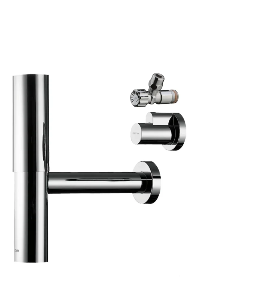 Axor Bottle Trap Flowstar Design Set With Angle Valves product image - Image 1