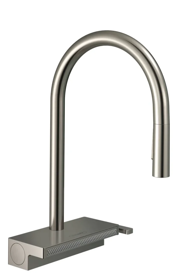 Hansgrohe Aquno Select M81 Single Lever Kitchen Mixer 170 With Pull-out Spray And Sbox, 3 Spray Modes product image - Image 1