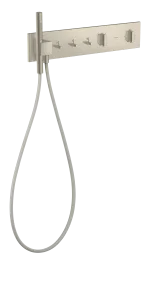 Axor Showercomposition Thermostatic Shower Mixer Concealed 715 X 395 X 150mm Nickel - Brushed
