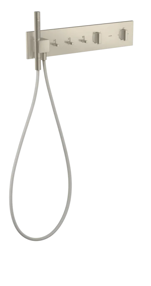 Axor Showercomposition Thermostatic Shower Mixer Concealed 715 X 395 X 150mm Nickel - Brushed product image - Image 1