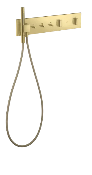 Axor Showercomposition Thermostatic Shower Mixer Concealed 715 X 395 X 150mm Brass - Brushed