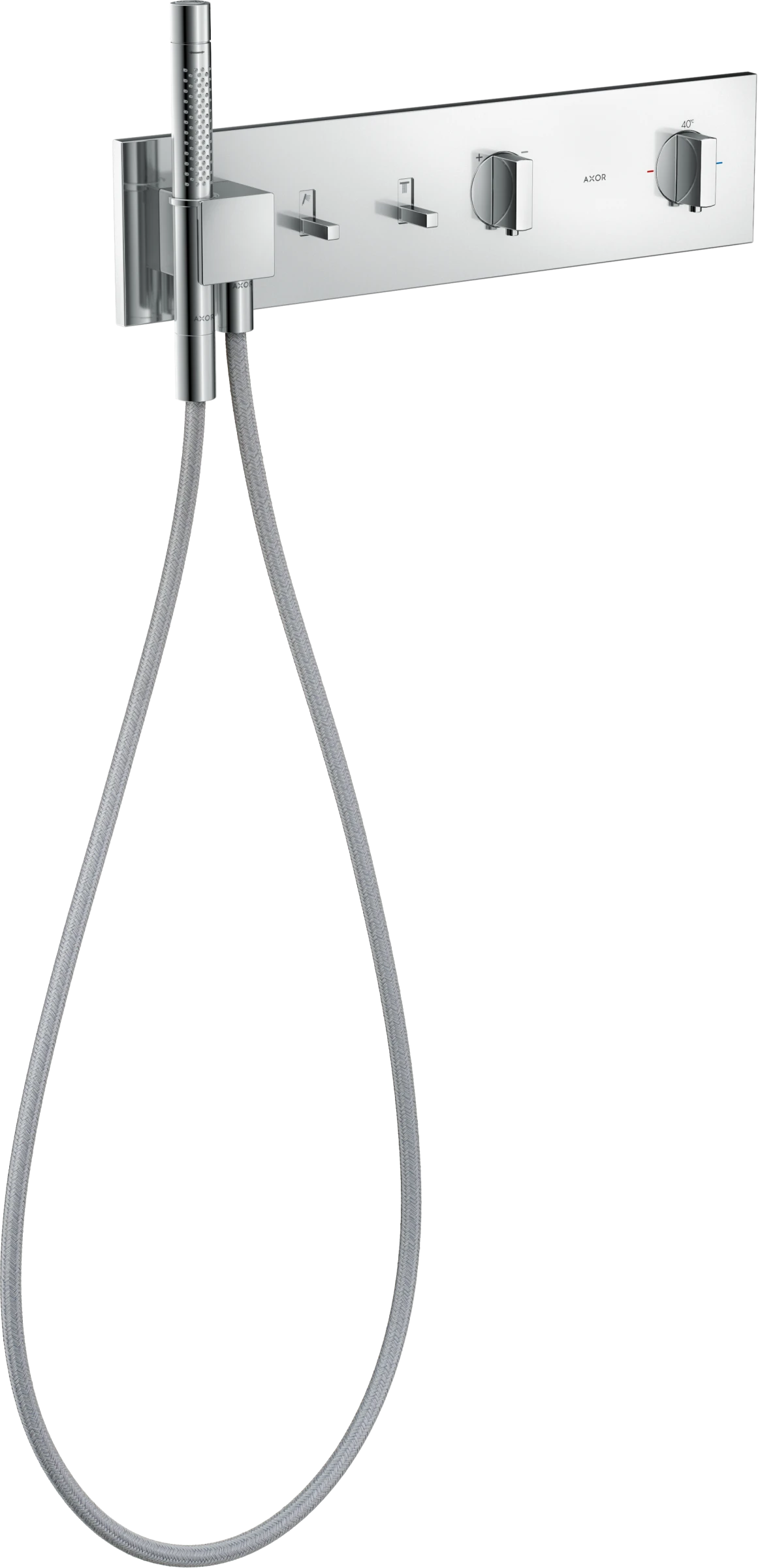 Axor Showercomposition Thermostatic Shower Mixer Concealed 560 X 390 X 150mm Chrome