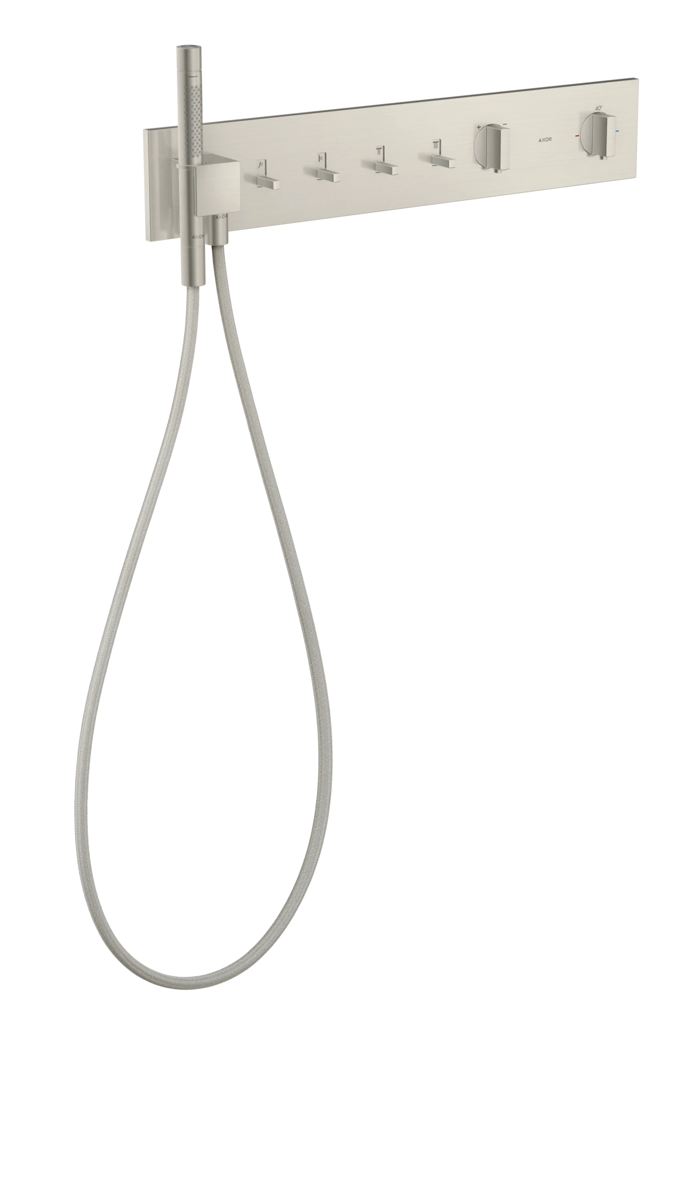 Axor Showercomposition Thermostatic Shower Mixer Concealed 715 X 395 X 150mm Stainless Steel