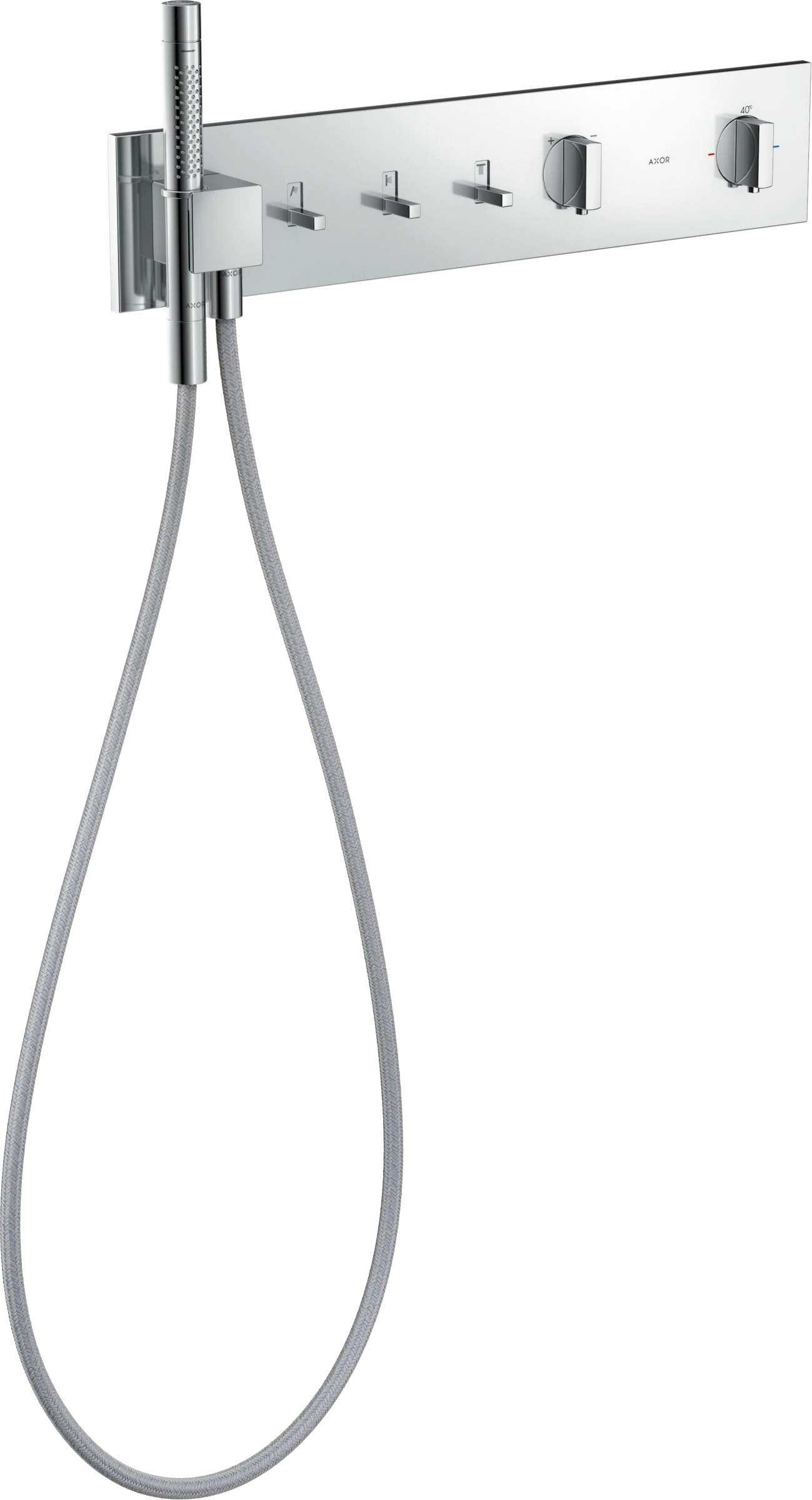 Axor Showercomposition Thermostatic Shower Mixer Concealed 715 X 395 X 150mm Chrome