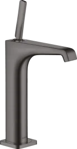 Axor Citterio E Single Lever Basin Mixer 190 With Pin Handle For Wash Bowls With Waste Brushed Black Chrome