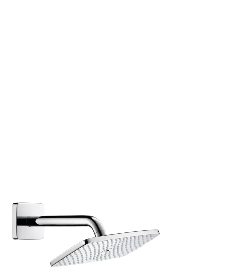 Hansgrohe Raindance E Overhead Shower 240 1jet Ecosmart With Shower Arm Brushed Gold Optic product image - Image 1